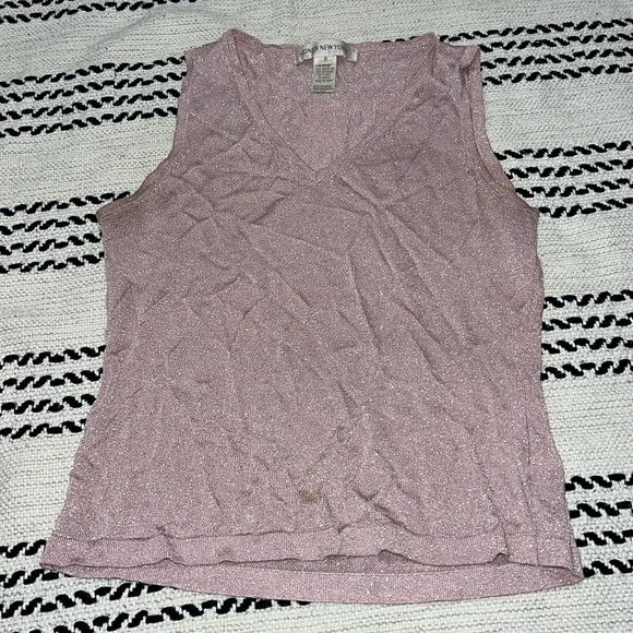 Dusty Rose Pink Sparkling Top - Picture 1 of 7
